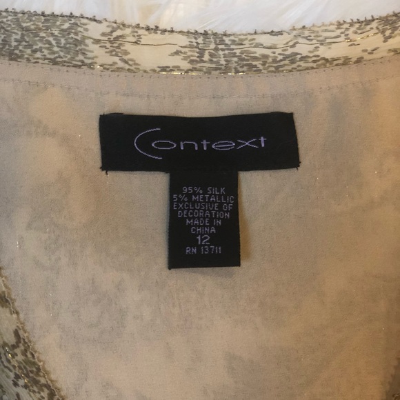 Context lurex waist wrap top - Picture 3 of 5